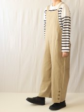 画像1: Labo ratory/ラボレイトリー　 レイバーサロペット　 ベージュ (1)