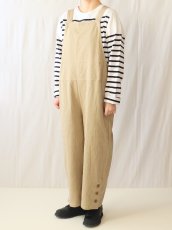 画像2: Labo ratory/ラボレイトリー　 レイバーサロペット　 ベージュ (2)