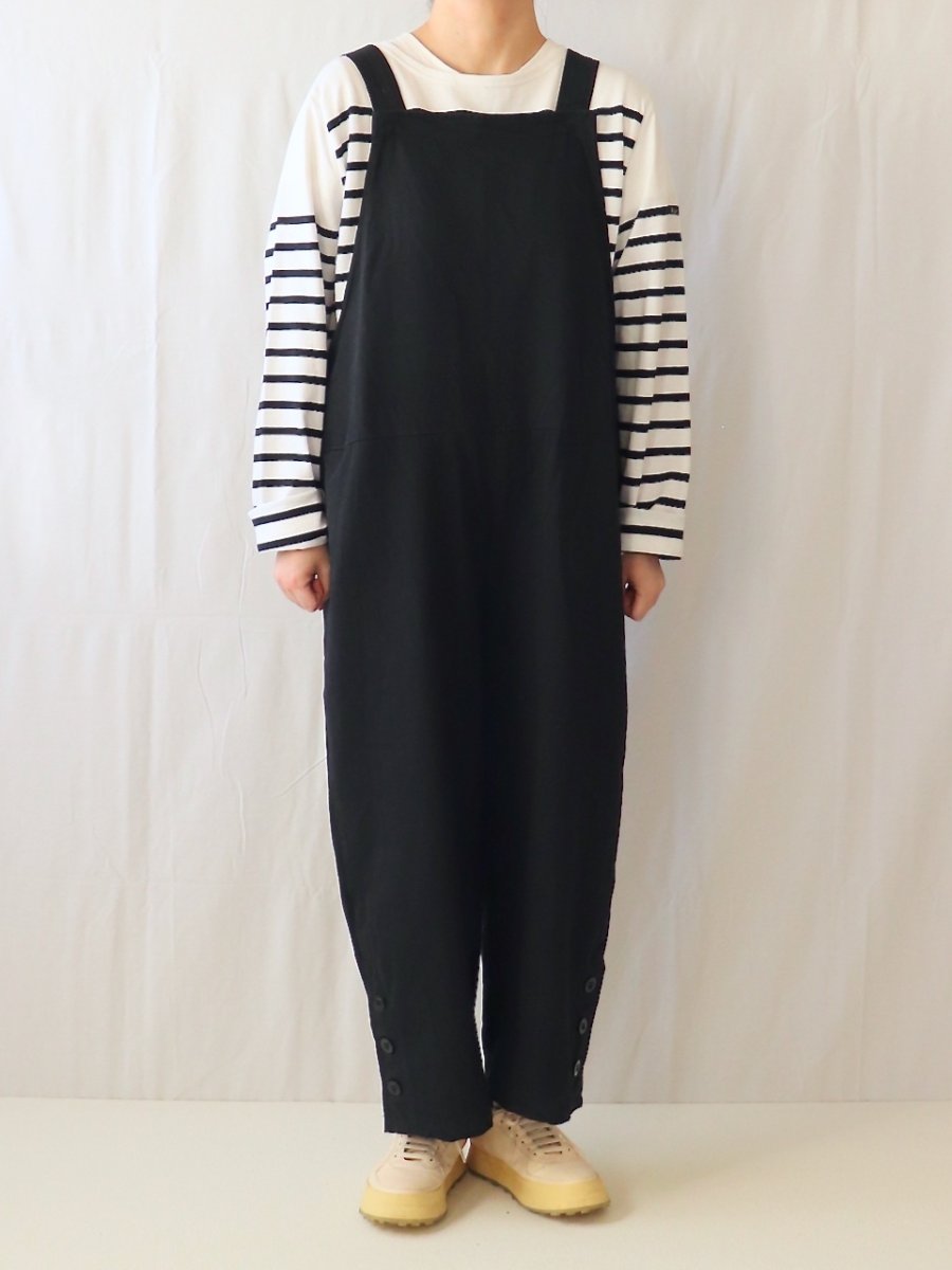 画像5: Labo ratory/ラボレイトリー　 レイバーサロペット　 ブラック (5)