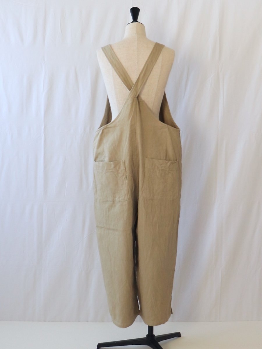 画像7: Labo ratory/ラボレイトリー　 レイバーサロペット　 ベージュ (7)