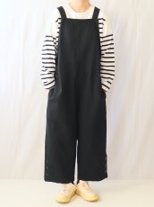 画像2: Labo ratory/ラボレイトリー　 レイバーサロペット　 ブラック (2)