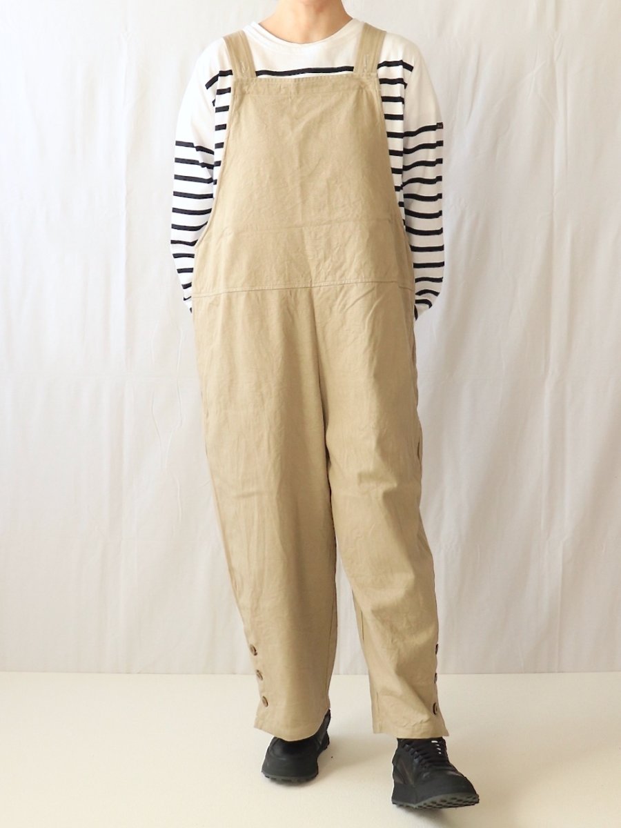 画像5: Labo ratory/ラボレイトリー　 レイバーサロペット　 ベージュ (5)