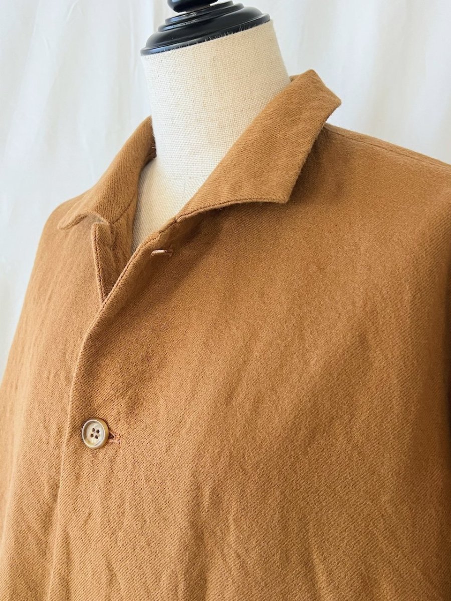 画像5: ROBE de PEAU/ローブデポー　 ウールジャケット　 キャメル・ホワイト (5)