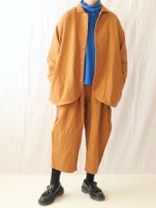 画像1: ROBE de PEAU/ローブデポー　 ウールジャケット　 キャメル・ホワイト (1)