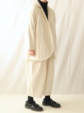 画像8: ROBE de PEAU/ローブデポー　 ウールジャケット　 キャメル・ホワイト (8)