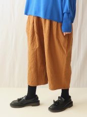 画像3: ROBE de PEAU/ローブデポー　 ウールタックパンツ　 ホワイト・キャメル・グレイッシュブルー (3)