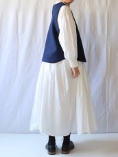 画像5: ata/アタ　 圧縮ウールベスト　 ネイビー (5)