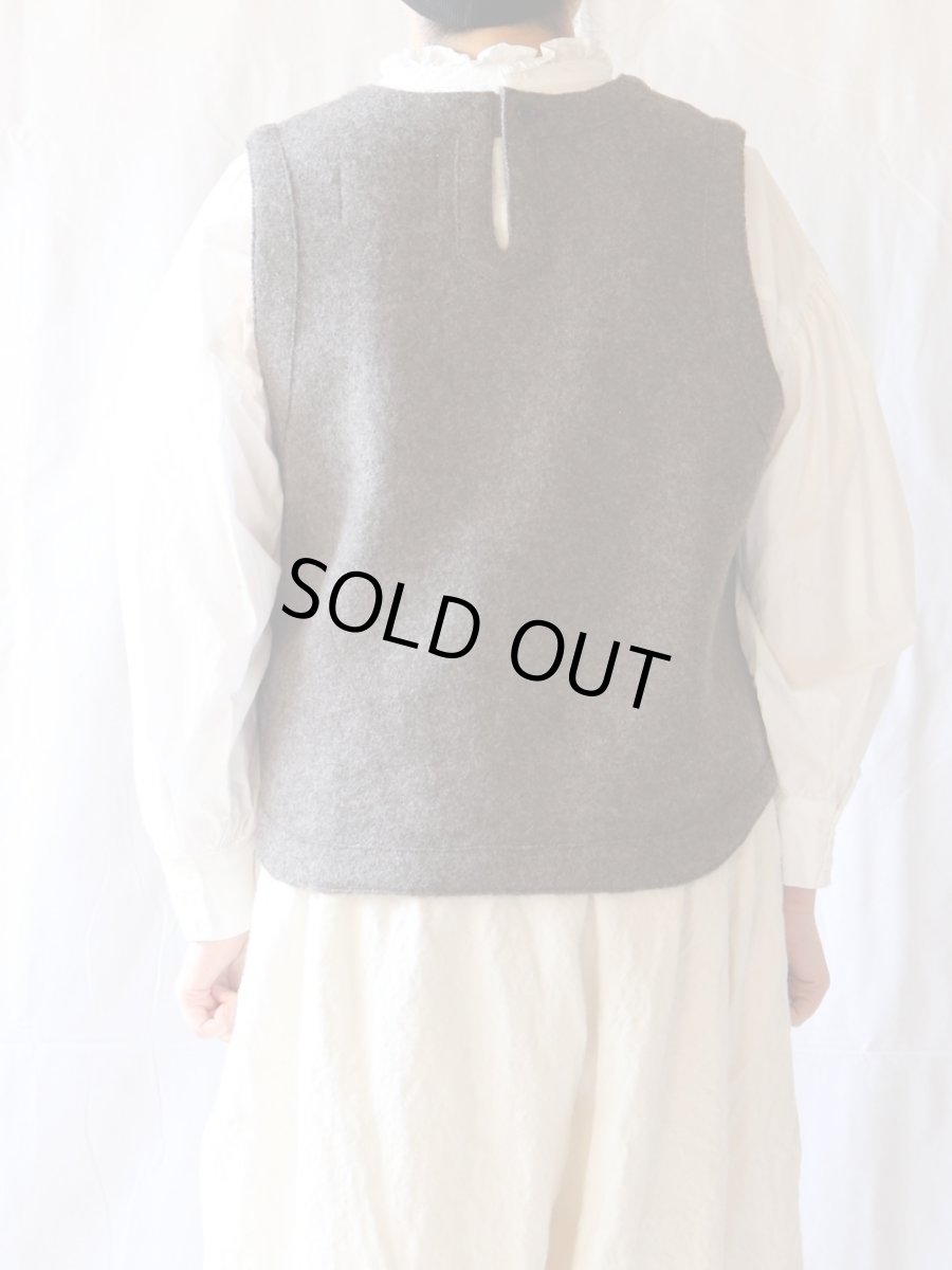 画像3: ata/アタ　 圧縮ウールベスト　 ブラウン (3)