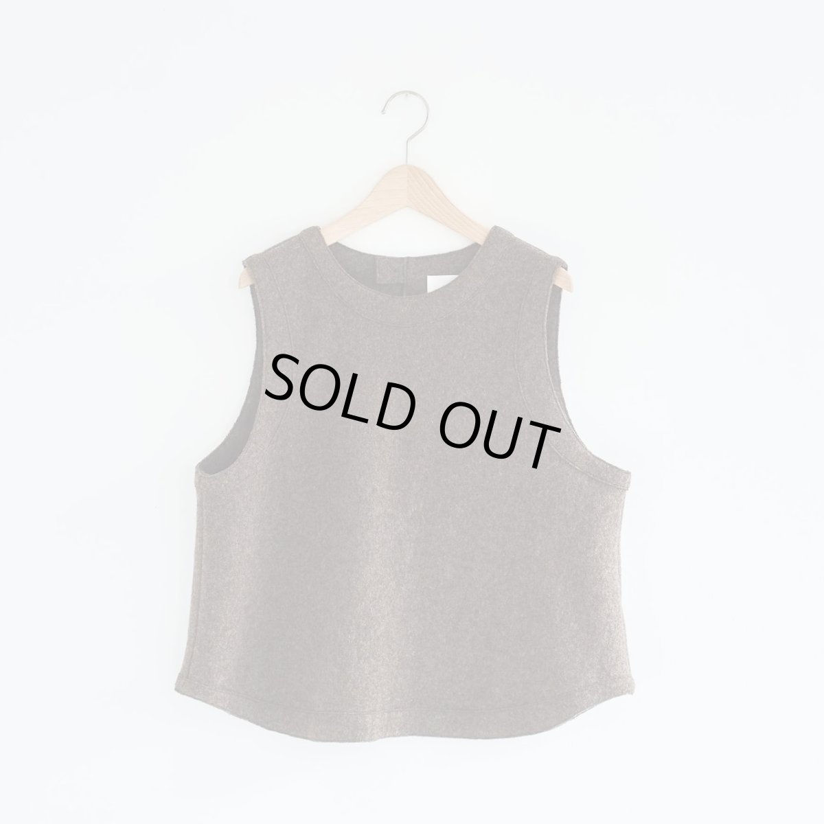 画像6: ata/アタ　 圧縮ウールベスト　 ブラウン (6)