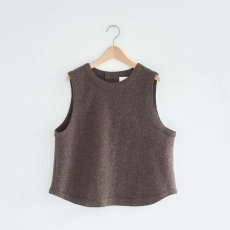 画像6: ata/アタ　 圧縮ウールベスト　 ブラウン (6)