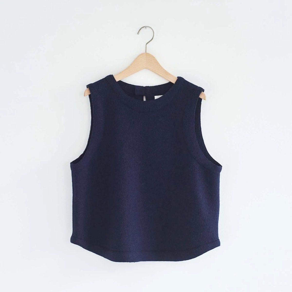 画像6: ata/アタ　 圧縮ウールベスト　 ネイビー (6)