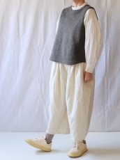 画像4: ata/アタ　 圧縮ウールベスト　 ブラウン (4)