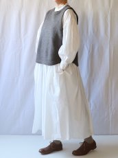 画像5: ata/アタ　 圧縮ウールベスト　 ブラウン (5)