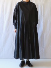 画像3: Gauze#/ガーゼ　 タイニーフリルワンピース　 マットブラック (3)