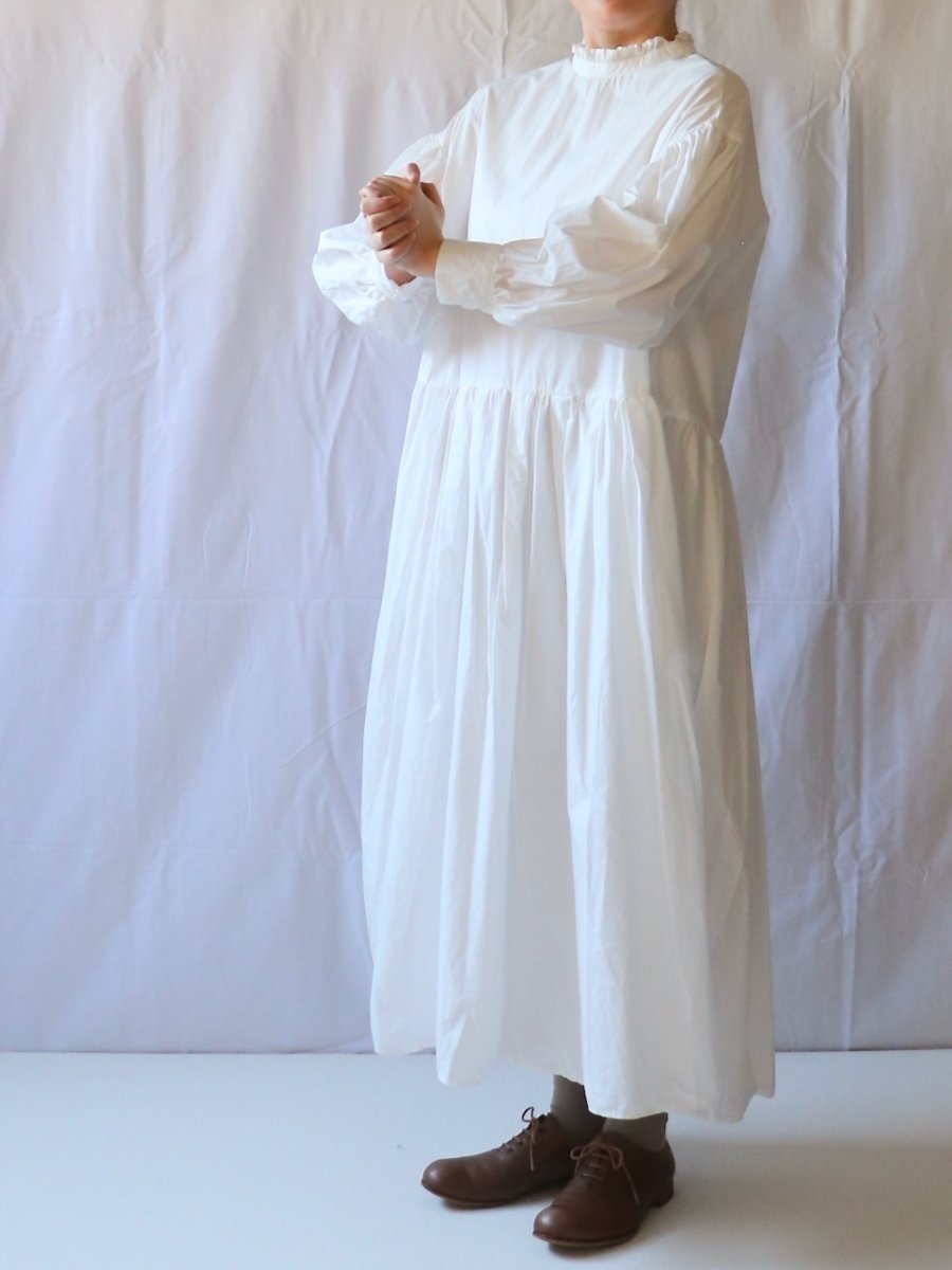 画像4: Gauze#/ガーゼ　 タイニーフリルワンピース　 ホワイト (4)