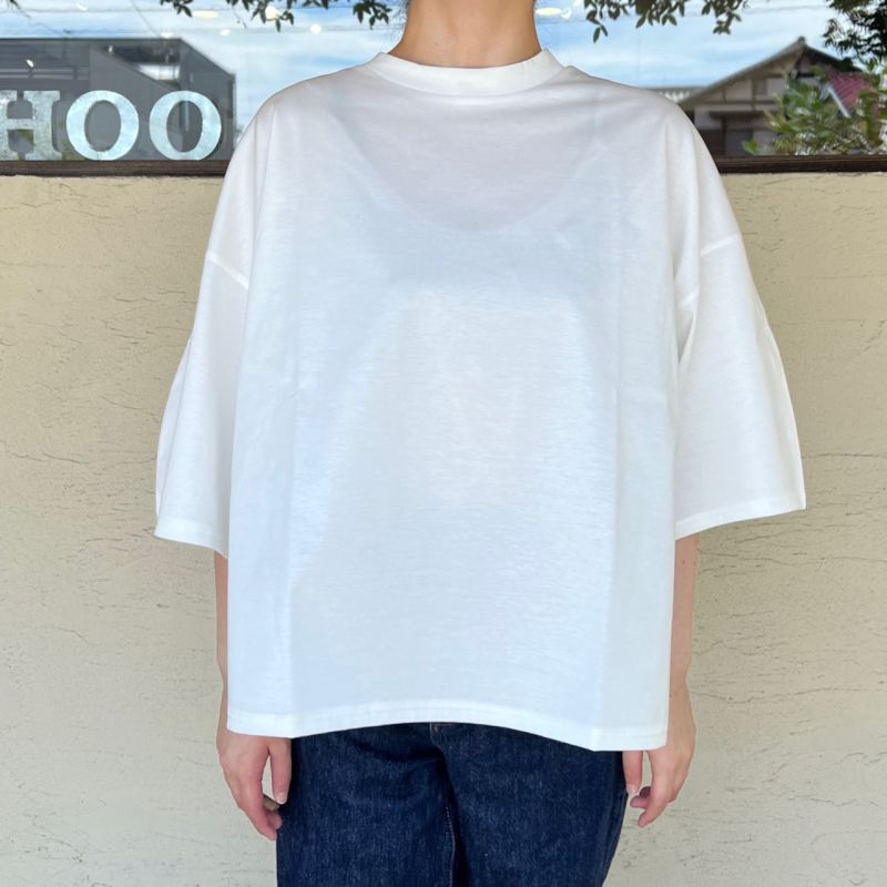 SALE!40%OFF!ROBE de PEAU／ローブデポー　クルーネックTシャツ　シロ